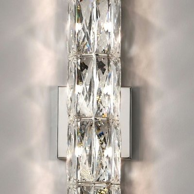 Nordic Light Luxury Crystal Wall Lamp Modern Classic Wall Mount Fixture for Bedroom