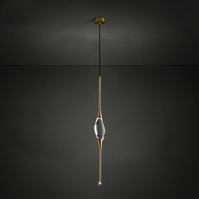 Postmodern Minimalist Single Pendant Nordic Creative Crystal Hanging Lamp