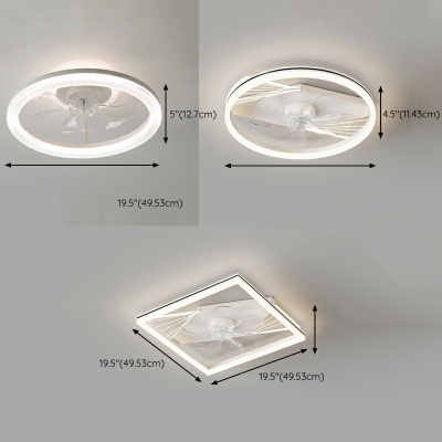 2 Light Flush Light Fixtures Minimalist Style Ring Shape Metal Ceiling Mounted Lights