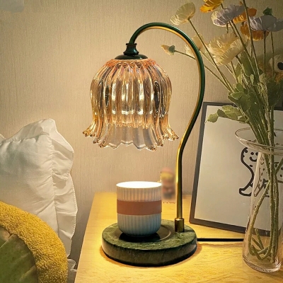 Modern Simple Marble Table Lamp Creative Glass Table Lamp for Bedroom