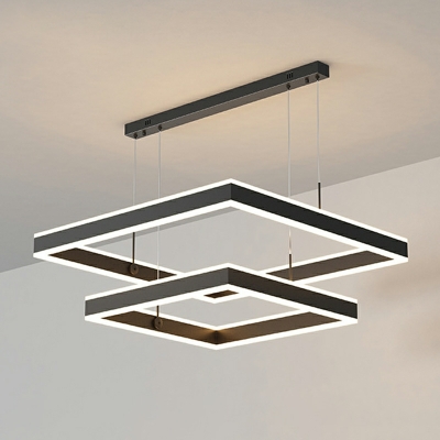 Nordic Minimalist LED Chandelier Modern Creative Multi-layer Chandelier