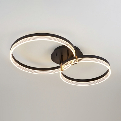 Modern Minimalist LED Ceiling Lamp Nordic Creative Circle Flushmount Ceiling Light