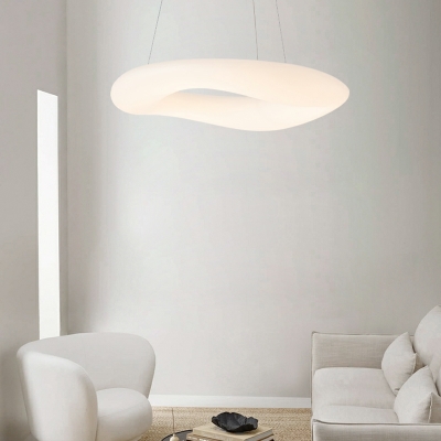 Modern Minimalist Round Chandelier Nordic Creative Living Room LED Chandelier