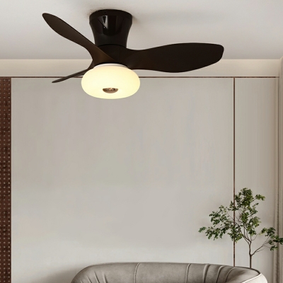 Nordic Minimalist Ceiling Mounted Fan Light Creative LED Fan Light