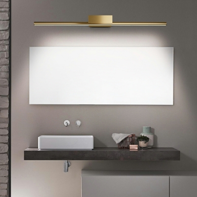 1 Light Sconce Lights Simplistic Style Linear Shape Metal Wall Mounted Lamp