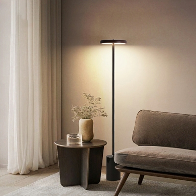 1 Light Standard Lamps Modern Style Acrylic Floor Lamps Metal for Bedroom