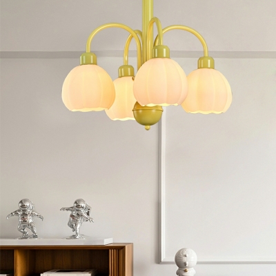 Pendant Light Kit Traditional Style Hanging Light Kit Glass for Living Room