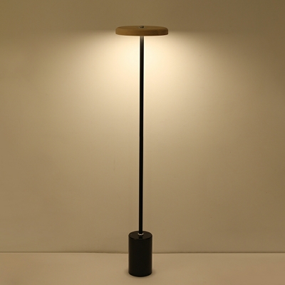 1 Light Standard Lamps Modern Style Acrylic Floor Lamps Metal for Bedroom