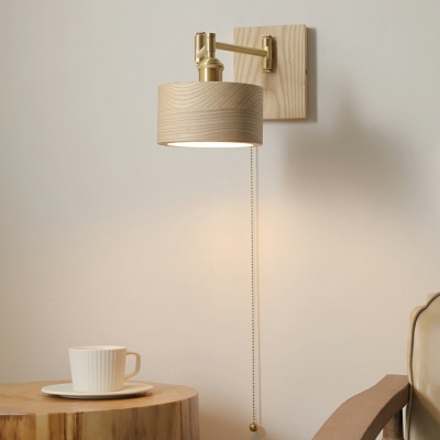 1 Light Wall Lamp Simplistic Style Geometric Shape Metal Sconce Light Fixtures