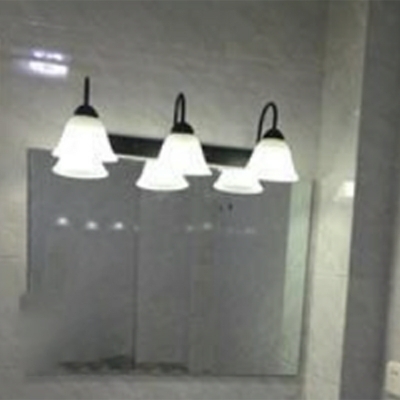 American Rustic Mirror Front Wall Light Retro Glass Bathroom Vanity Bathroom Wall Lamp