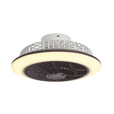 Nordic Minimalist LED Ceiling Fan Light Modern Smart Ceiling Mounted Fan Light for Room