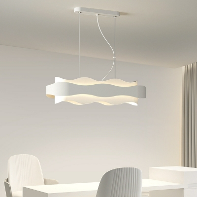 1 Light Ceiling Pendant Light Modern Style Geometric Shape Metal Chandelier Lamp