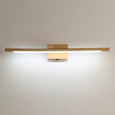 1 Light Sconce Light Contemporary Style Linear Shape Metal Wall Mounted Lamp