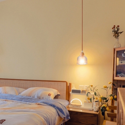 Bedroom Bedside Chandelier Nordic Modern Simple Creative Single Head Small Hanging Light