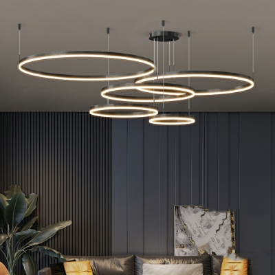 Multilayer Pendant Light Kit Modern Style Ceiling Lamps Acrylic for Living Room