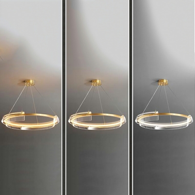 Postmodern Simple LED Chandelier Creative Metal Chandelier for Living Room