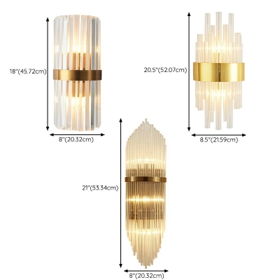 Wall Sconce Lighting Contemporary Style Wall Sconce Crystal for Bedroom
