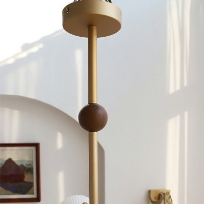 5 Light Pendant Light Fixtures Modern Style Globe Shape Metal Hanging Lamps