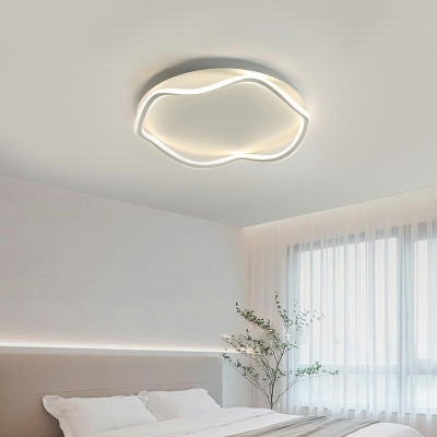 Flush Light Modern Style Flush-Mount Light Fixture Acrylic for Bedroom