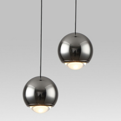Minimalist Ball Glass Single Pendant Nordic Modern Creative Aluminum Hanging Lamp