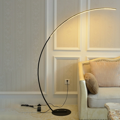 Modern Minimalist Arch Floor Lamp LED Iron Floor Lamp for Bedroom Living Room