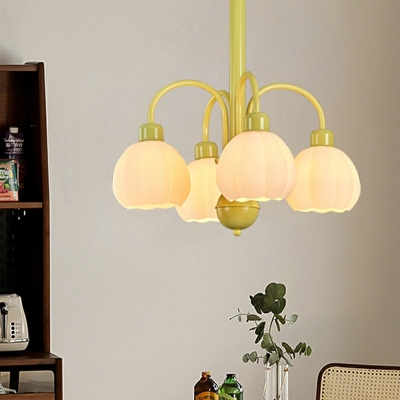 Pendant Light Kit Traditional Style Hanging Light Kit Glass for Living Room