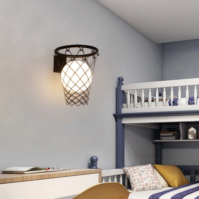 Sconce Light Children's Room Style Wall Lighting Glass for Living Room