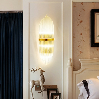 Wall Sconce Lighting Contemporary Style Wall Sconce Crystal for Bedroom
