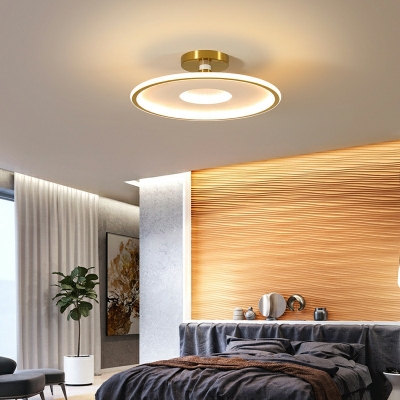 Flush Mount Ceiling Light Modern Style Flush Light Acrylic for Living Room