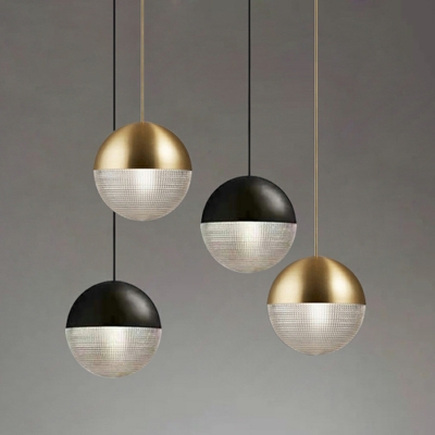 Nordic Minimalist Ball Hanging Lamp Post-modern Creative Glass Single Pendant