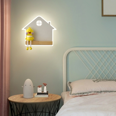 Sconce Light Kid's Room Style Wall Sconce Lighting Acrylic for Living Room