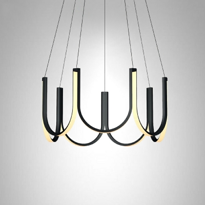 Modern Minimalist Line Design Chandelier Nordic Creative LED Chandelier