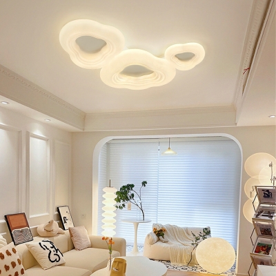 Nordic Creative Cloud Ceiling Lamp Modern Minimalist White Ceiling Lamp
