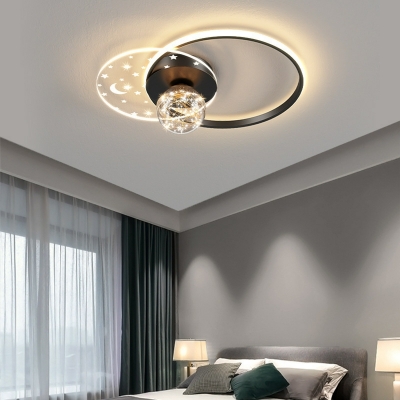 Nordic Light Luxury Starry Ceiling Light Modern LED Ceiling Light Fixture for Bedroom