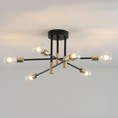 Nordic Minimalist Ceiling Lamp Modern Personality Wrought Iron Ceiling Light Fixture