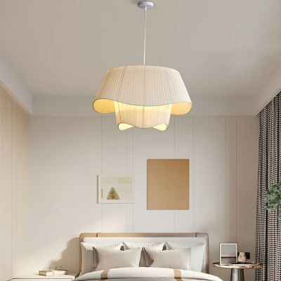 Nordic Minimalist Fabric Hanging Lamp Modern Creative Design Hanging Lamp for Bedroom