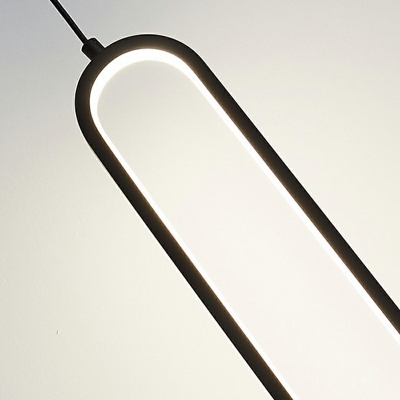 Nordic Minimalist LED Single Pendant Modern Creative Long Line Hanging Lamp