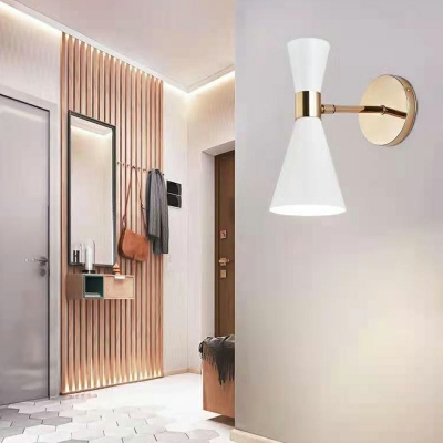 Sconce Light Fixture Contemporary Style Wall Sconce Lighting Metal for Bedroom