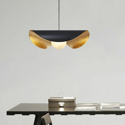 1 Light Ceiling Pendant Light Modern Style Geometric Shape Metal Hanging Lighting Fixtures