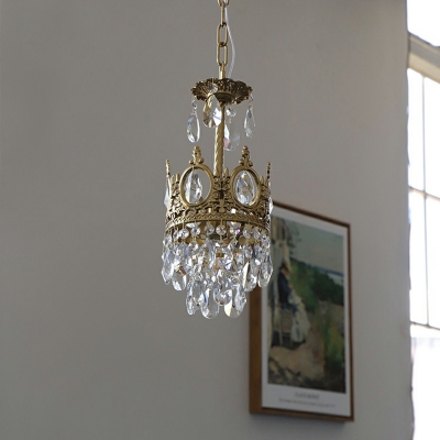 5 Light Pendant Chandelier Contemporary Style Teardrop Shape Metal Hanging Lamp Kit