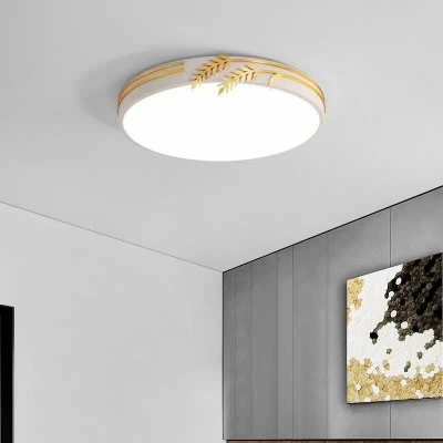 Flush Mount Ceiling Light Contemporary Style Led Flush Mount Acrylic for Bedroom