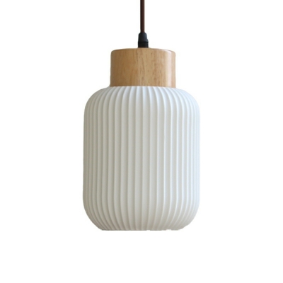 Japanese Creative Ceramic Hanging Lamp Nordic Minimalist Retro Single Pendant