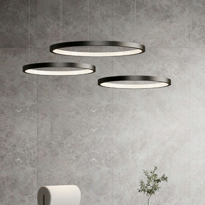 Nordic Minimalist Ring Chandelier Modern Creative LED Chandelier for Living Room