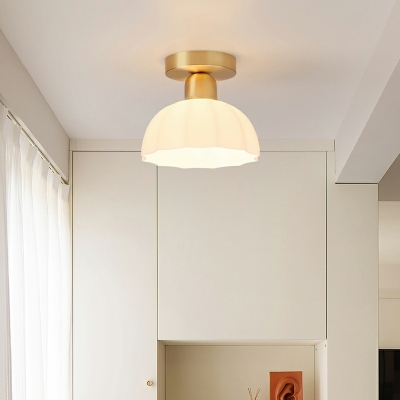 Nordic Style LED Celling Light Modern Style Glass Flushmount Light for Bedroom