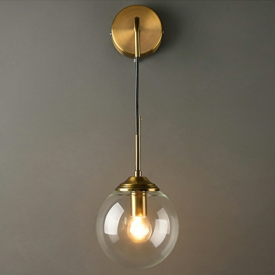 Postmodern Light Luxury Wall Lamp Nordic Simple Glass Bathroom Mirror Wall Lamp