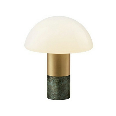 Postmodern Marble Table Lamp Nordic Creative Mushroom Glass Table Lamp