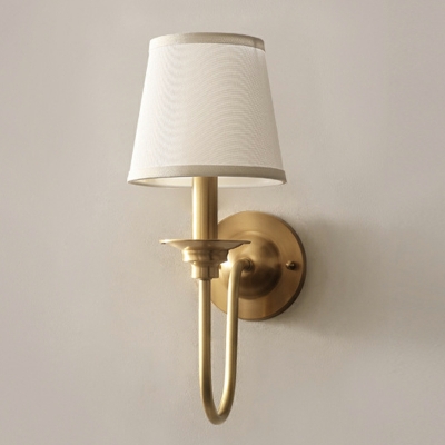 Vanity Lighting Ideas Modern Style Fabric Vanity Lamps for Bathroom