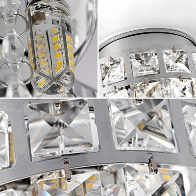 3 Light Flush Light Fixtures Minimalistic Style Geometric Shape Metal Ceiling Mounted Lights
