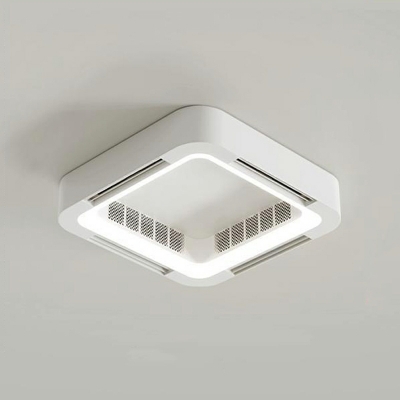 Flush Fan Light Fixtures Modern Style Flush Fan Light Acrylic for Bedroom