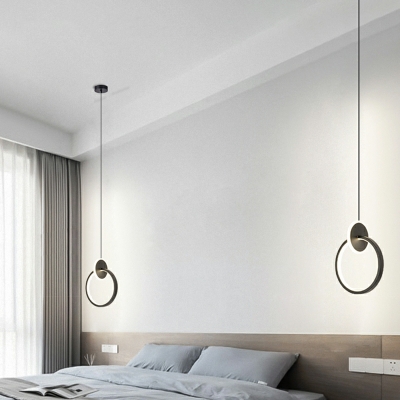 Hanging Lamps Contemporary Style Acrylic Material Pendant Light for Bedroom